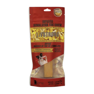 Livstrong Friandises au fromage de yak de l’Himalaya infusées à la noix de coco et à la banane pour chiens