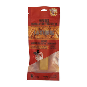 Livstrong Friandises au fromage de yak de l’Himalaya infusées au beurre d’arachide et miel pour chiens