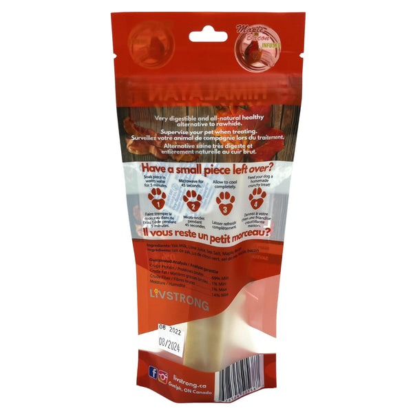 Livstrong Infused Himalayan Yak Cheese Maple & Bacon Dog Treats