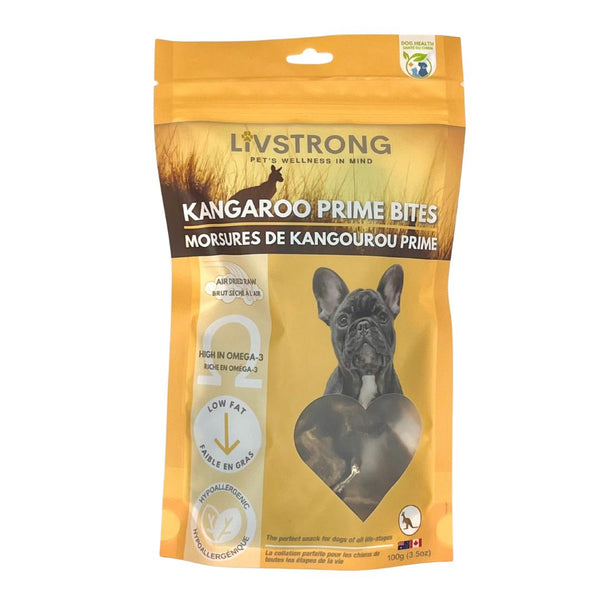 Livstrong Friandises Kangourou Prime pour chiens