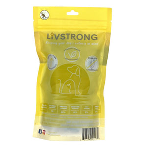 Livstrong Friandises pour chiens Morceaux de poumon de kangourou