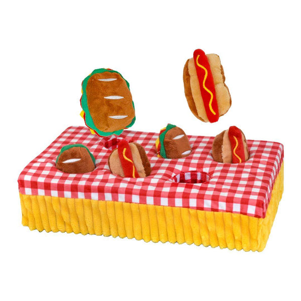 Patchwork Pet Snacks at a Picnic Dog Toy