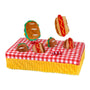 Patchwork Pet Snacks at a Picnic Dog Toy
