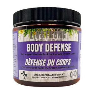 Livstrong Poudre Défense du Corps Complément pour chiens et chats