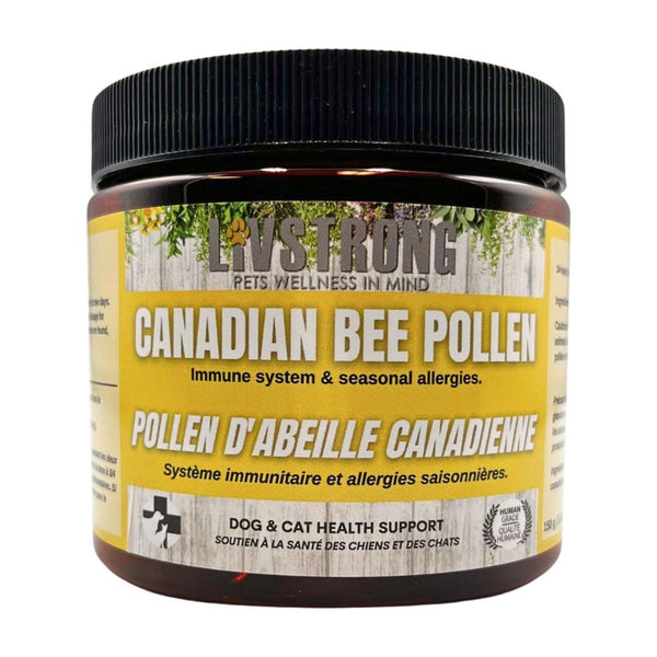 Livstrong Canadian Bee Pollen Powder Dog & Cat Supplement