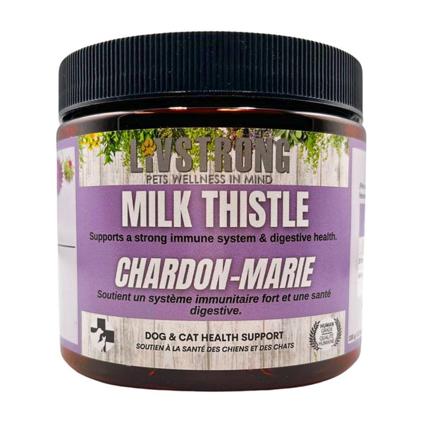 Livstrong Poudre Chardon-Marie Complément pour chiens et chats