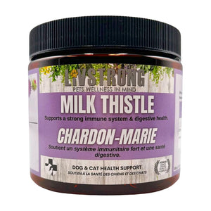 Livstrong Poudre Chardon-Marie Complément pour chiens et chats