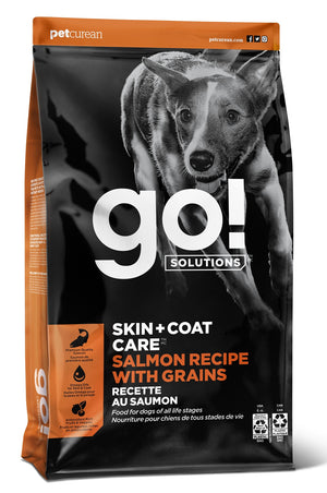 Go! Solutions Skin + Coat Care Salmon with Grains Dry Dog Food