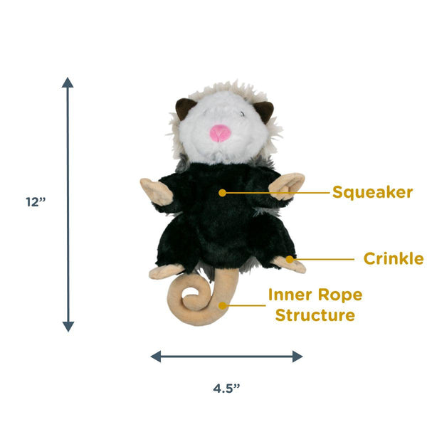 Tall Tails Jouet pour chiens corps en corde Opossum