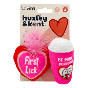 Huxley & Kent First Lick Heart & Be Mine Coffee Cat Toy
