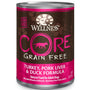 Wellness CORE Pate Grain-Free Turkey, Pork Liver & Duck Formula Wet Dog Food Can