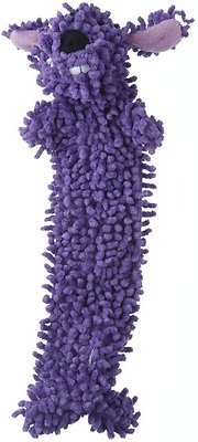 Multipet Loofa Floppy Light-Weight No Stuffing Dog Toy, Color Varies