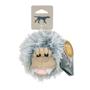 Tall Tails Yeti Head 2-in-1 Fetch Ball Dog Toy