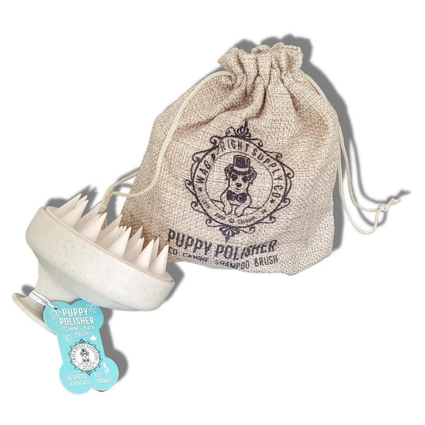 Wag & Bright Supply Brosse écologique pour shampoing Puppy Polisher