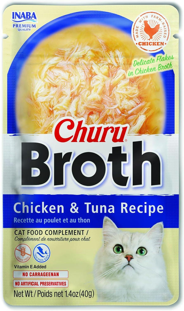 INABA Churu Broth Chicken & Tuna Cat Treats