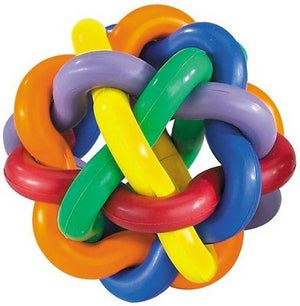 Multipet Jouet pour chien Balle Nobbly Wobbly, Couleur variable