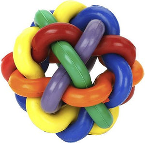 Multipet Jouet pour chien Balle Nobbly Wobbly, Couleur variable