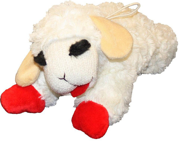 Multipet Peluche jouet pour chien Côtelettes d'agneau