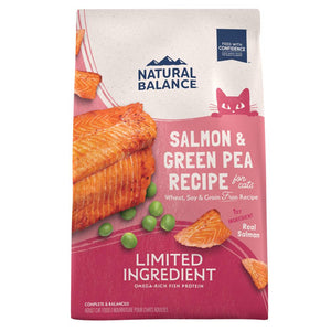 Natural Balance Limited Ingredient Salmon & Green Pea Recipe Grain-Free Dry Cat Food