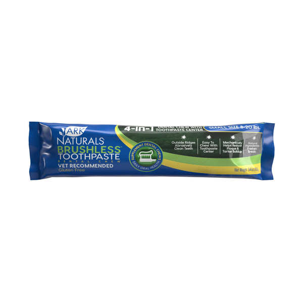 Ark Naturals Brushless Toothpaste Dog Treats, Small/Medium