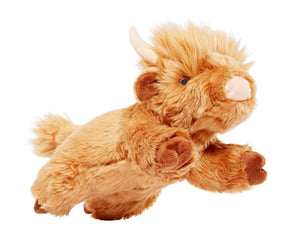 Fluff & Tuff Shaggy Cow Dog Toy