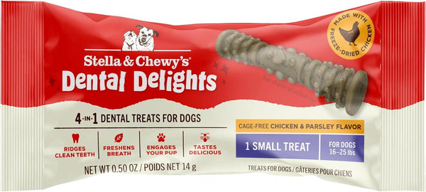 Stella & Chewy's Dental Delights Friandises individuelles pour chiens, Petit