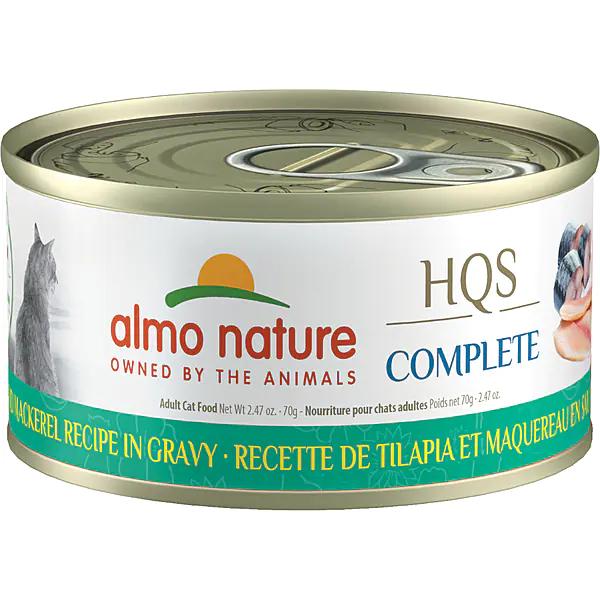 Almo Nature HQS Complete Recette Tilapia en sauce pâtée pour chats en boîte