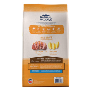 Natural Balance Limited Ingredient Reserve Duck & Potato Recipe Puppy Grain-Free Dry Dog Food