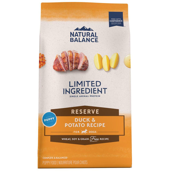 Natural Balance Limited Ingredient Reserve Duck & Potato Recipe Puppy Grain-Free Dry Dog Food