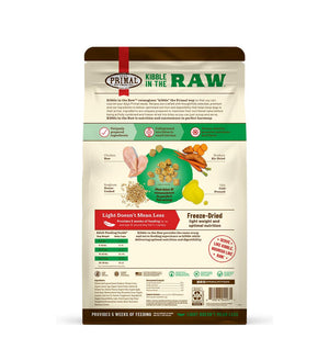 Primal Kibble in the Raw Small Breed Chicken Recipe Freeze-Dried Dog Food