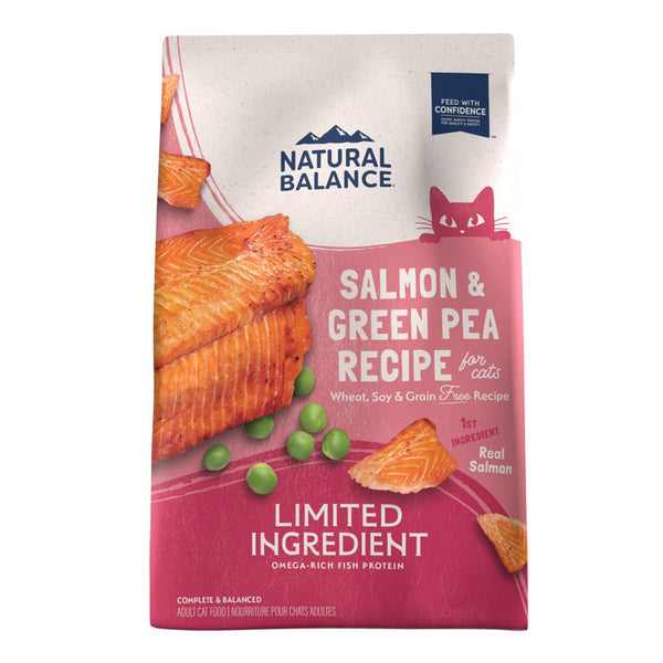 Natural Balance Limited Ingredient Salmon & Green Pea Recipe Grain-Free Dry Cat Food