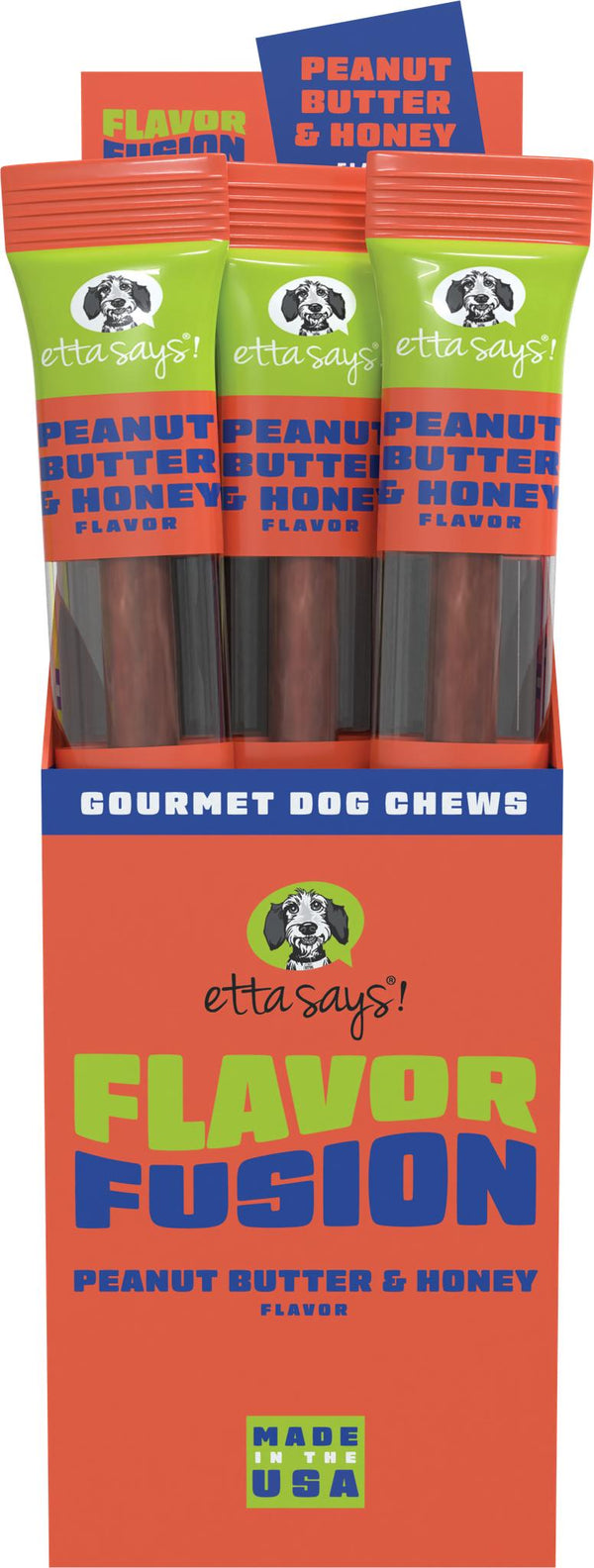 Etta Says! Flavor Fusion Peanut Butter & Honey Dog Treats