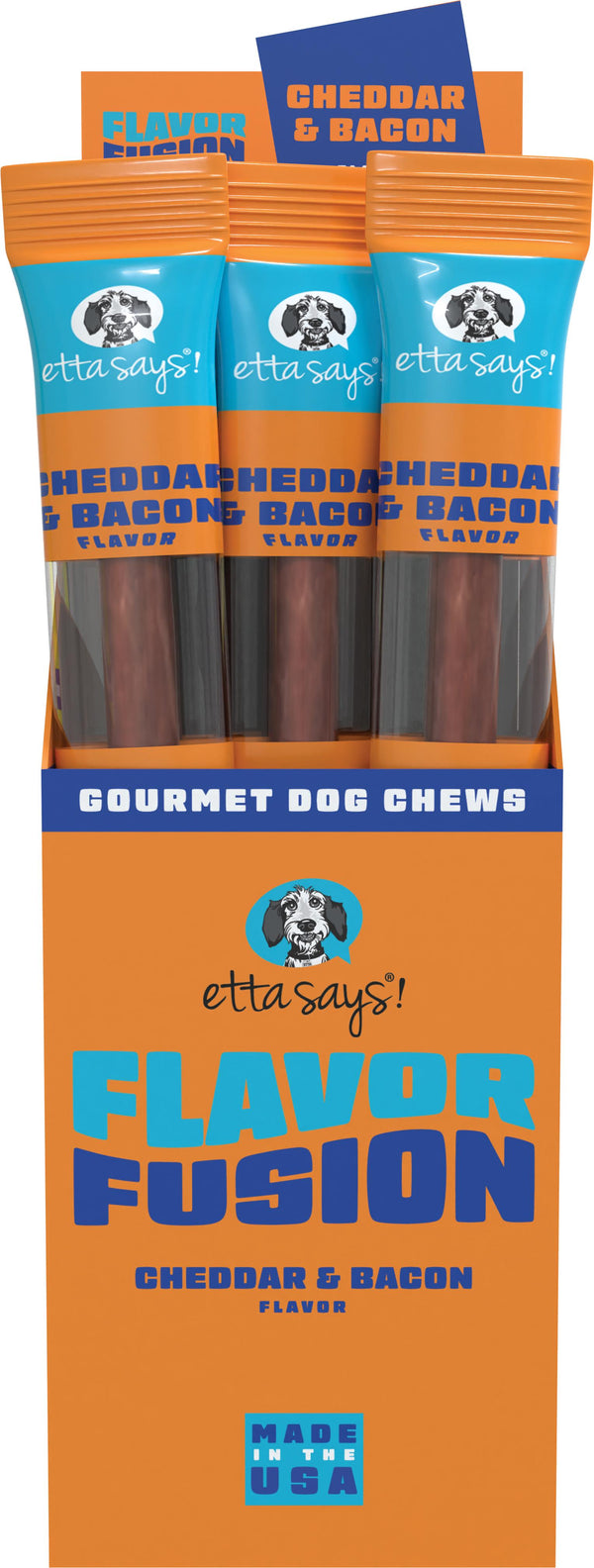 Etta Says! Flavor Fusion Cheese & Bacon Dog Treats