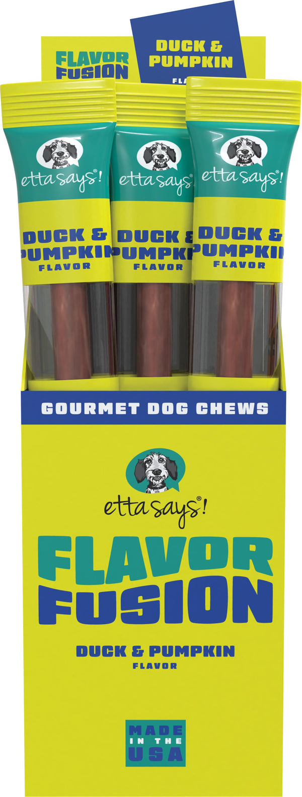 Etta Says! Flavor Fusion Duck & Pumpkin Dog Treats