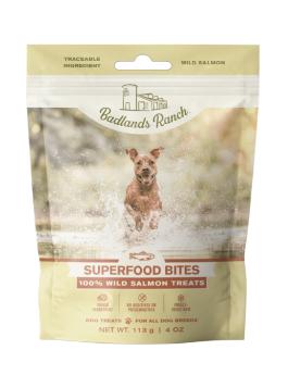Badlands Ranch Superfood Bouchées au Saumon Sauvage 100% nature pour chiens