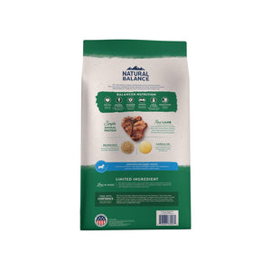 Natural Balance Recette Agneau et Riz Brun à ingrédients limités Croquettes pour chiots