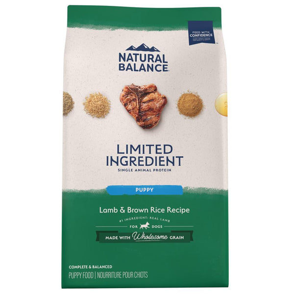 Natural Balance Limited Ingredient Lamb & Brown Rice Recipe Puppy Dry Dog Food