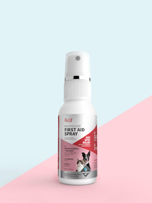 PurLif Tek MicroSilver Spray de Premiers Soins pour Chiens & Chats