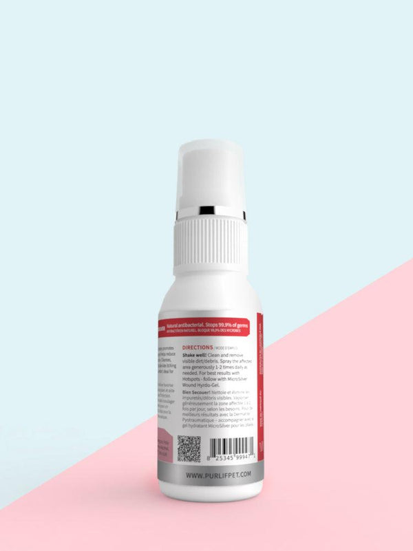 PurLif Tek MicroSilver Spray de Premiers Soins pour Chiens & Chats