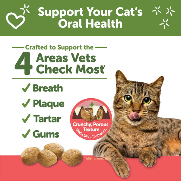 Whimzees Friandises Dentaires Naturelles au Poulet & Saumon pour Chats
