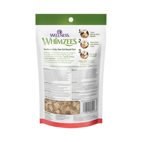 Whimzees Friandises Dentaires Naturelles au Poulet & Saumon pour Chats