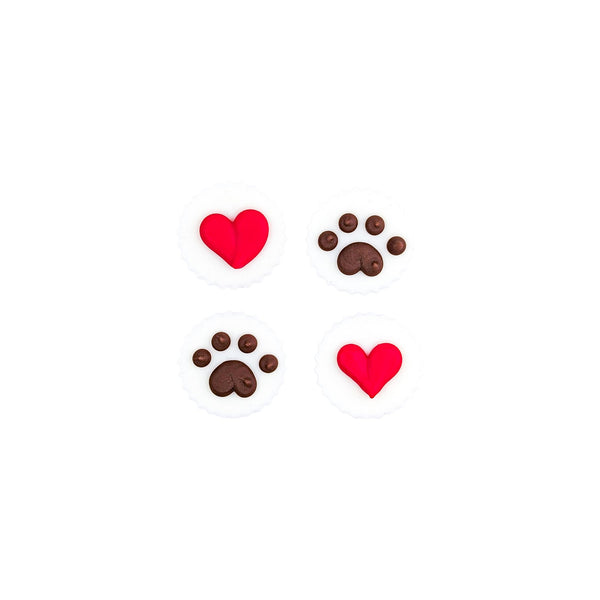 Bosco & Roxy's Cups au beurre de cacahuète de la Saint-Valentin Biscuits pour chiens
