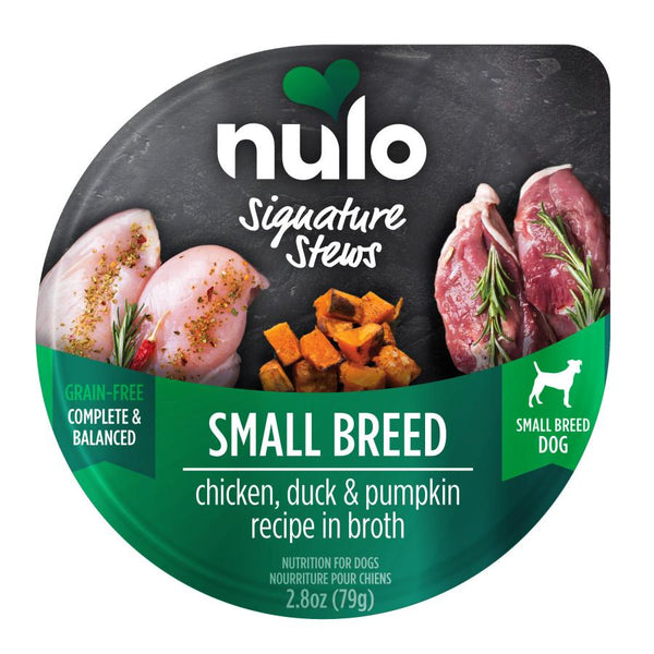 Nulo Signature Stews Small Breed Chicken, Duck & Pumpkin in Broth Wet Dog Food Cup