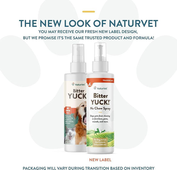 NaturVet Spray anti-mastication amer YUCK! pour chiens et chats (CA)