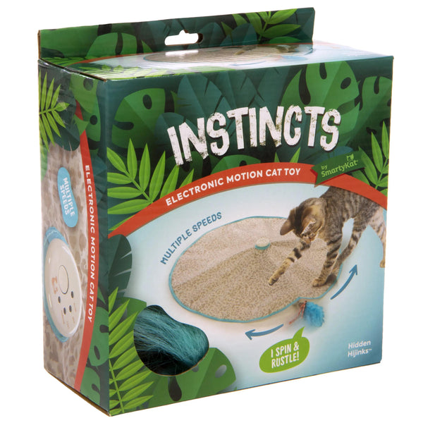 SmartyKat Instincts Hidden Hijinks Electronic Motion Teaser Wand Cat Toy