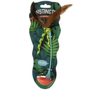 SmartyKat Instincts Rowdy Rocker Self-Righting Wand with Feathers Cat Toy