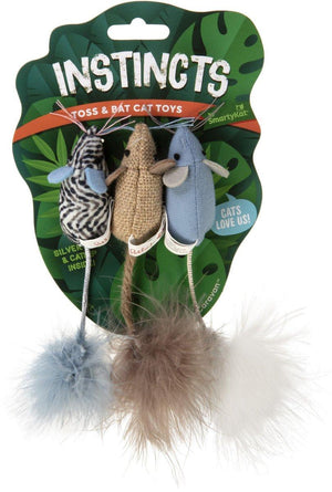 SmartyKat Instincts Catnip Caravan Mice Cat Toy