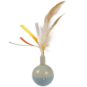 SmartyKat Instincts Rowdy Ribbons Balle tournante électronique jouet pour chat
