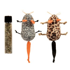 SmartyKat Instincts Jouet souris en peluche 'Safari Creepers' pour chat