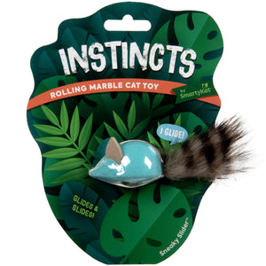 SmartyKat Instincts Jouet chat 'Sneaky Slider' raton laveur roulant en boule de verre